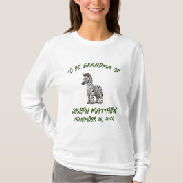 動物のテーマのママ-to-Be Tシャツ