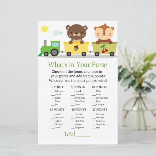 動物のトレーニングあなたの財布ゲームの中にあるものは何ベビーshowe (スタンド正面)