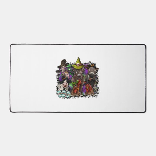 動物のハロウィーン デスクマット (正面)