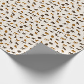 動物のパターン1 ラッピングペーパー (角)