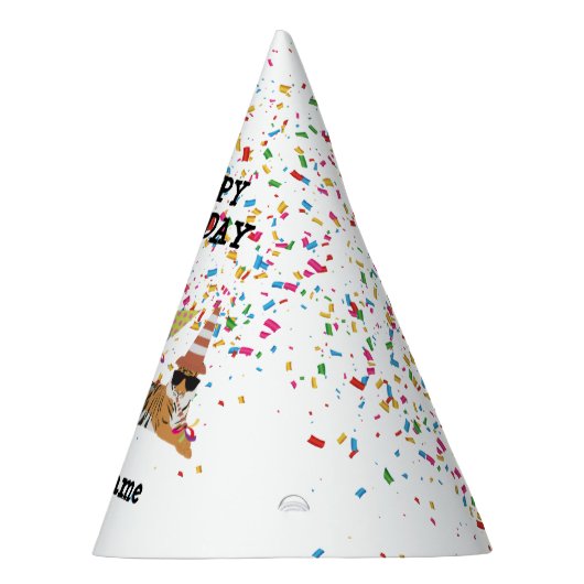 動物のパーティー – 誕生日パーティーで動物 パーティーハット (右)