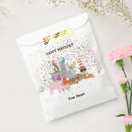 動物のパーティー – 誕生日パーティーで動物 フェイバーバッグ