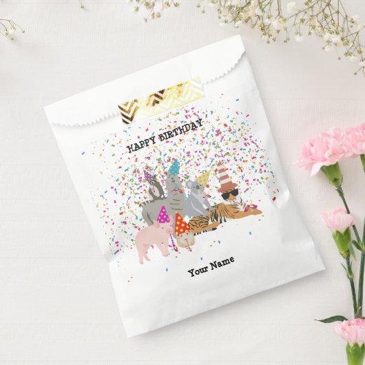 動物のパーティー – 誕生日パーティーで動物 フェイバーバッグ (封をした状態)