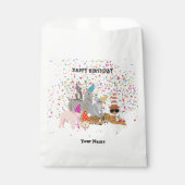動物のパーティー – 誕生日パーティーで動物 フェイバーバッグ (正面)