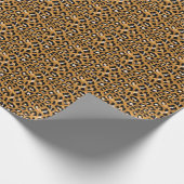 動物のヒョウ：水の色パターン。 ラッピングペーパー (角)