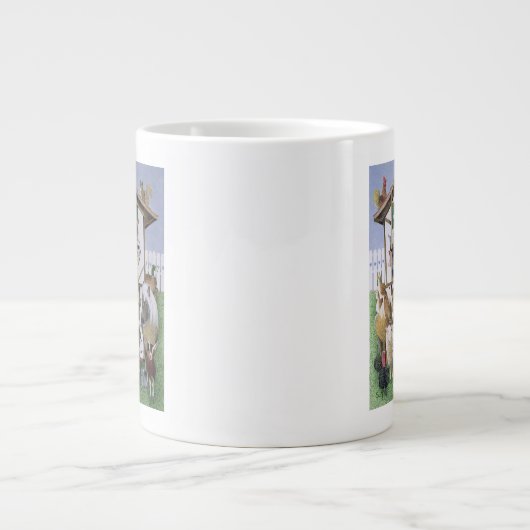 動物のプレイハウス ジャンボコーヒーマグカップ (正面)