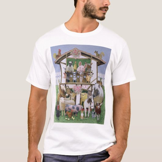 動物のプレイハウス Tシャツ (正面)