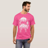 動物のプ遊ールのビリヤード・ゲーム Tシャツ (正面フル)