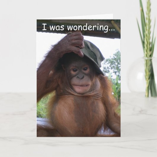 動物のベビーは私のバレンタインです シーズンカード (正面)