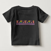 動物のベビーTシャツ(クマと水玉模様) ベビーTシャツ (裏面)