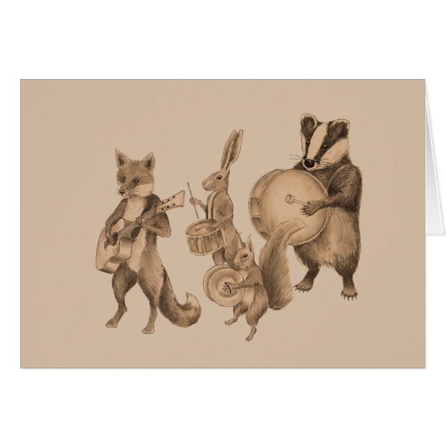 動物のマーチングバンド (正面横)