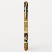 動物のミックス ゴールド ゼブラ ジラフ ヘビの皮 Case-Mate iPhoneケース (裏面/左)