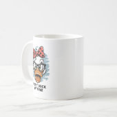 動物のミームと一緒おもしろいに来るな コーヒーマグカップ (正面左)