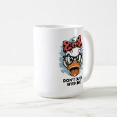 動物のミームと一緒おもしろいに来るな コーヒーマグカップ (正面右)