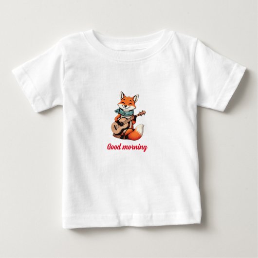 動物のユーモア ベビーTシャツ (正面)