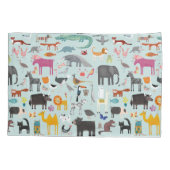 動物の不気味なリバーシブル 枕カバー (裏面-左)