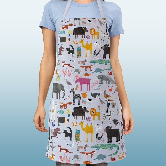 動物の不気味な エプロン