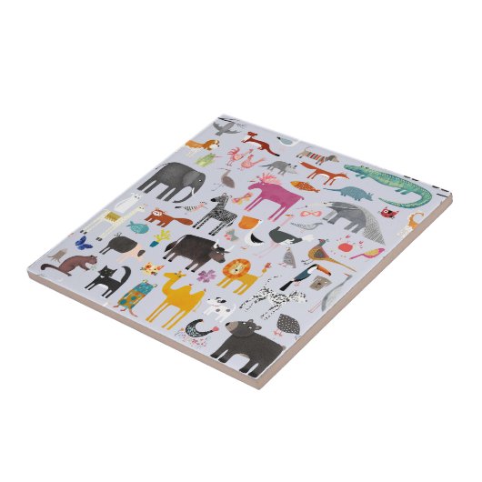 動物の不気味な タイル (側面)