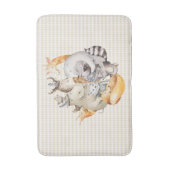 動物の不気味な バスマット (正面縦)