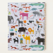 動物の不気味な プランナー手帳 (裏面)