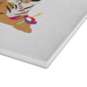 動物の交流 – かわいい動物たちと一緒にパーティー カッティングボード (角)