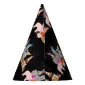 動物の交流 – かわいい動物たちと一緒にパーティー パーティーハット (裏面)