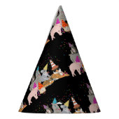 動物の交流 – かわいい動物たちと一緒にパーティー パーティーハット (左)