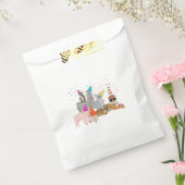 動物の交流 – かわいい動物たちと一緒にパーティー フェイバーバッグ (封をした状態)