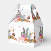 動物の交流 – かわいい動物たちと一緒にパーティー フェイバーボックス (裏面サイド)