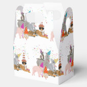 動物の交流 – かわいい動物たちと一緒にパーティー フェイバーボックス (オープン)