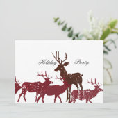 動物の休日の雪 招待状 (スタンド正面)