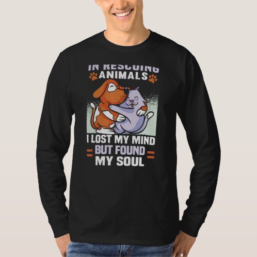 動物の保護失ったに関して私の心は Tシャツ (正面)