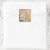 動物の入浴 スクエアシール (バッグ)