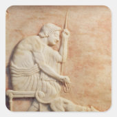 動物の入浴 スクエアシール (正面)