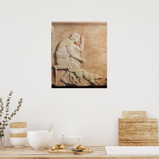 動物の入浴 ポスター (キッチン)