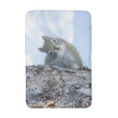 動物の写真、奇妙なリス バスマット (正面縦)