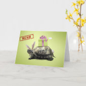 動物の分析 – 誕生日、ギフト用グリーティングカード カード (黄色い花)