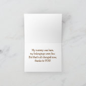 動物の列車のベビーシャワーはNotecard感謝していしています サンキューカード (内部)
