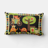 動物の列車MOJO枕 ランバークッション (裏面)