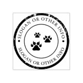 動物の前足のゴムスタムの印象付け ラバースタンプ (インプリント)