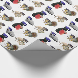 動物の卒業包装紙 ラッピングペーパー