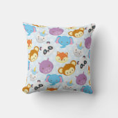 動物の友だち装飾用クッション16インチx 16インチ クッション (正面)