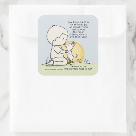 動物の友人 スクエアシール (バッグ)