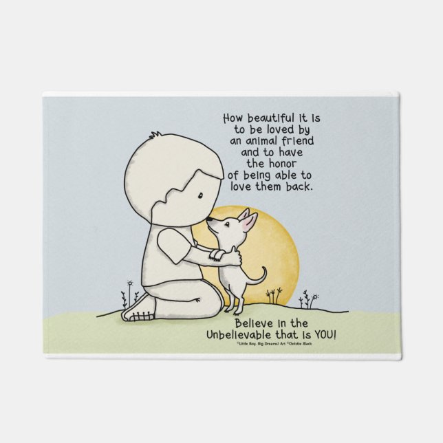 動物の友人 ドアマット (正面)