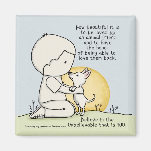 動物の友人 マグネット (正面)