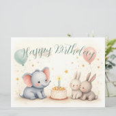 動物の友達とお誕生日おめでとう (スタンド正面)