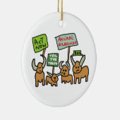 動物の反乱 セラミックオーナメント (右)