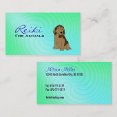 動物の名刺のための霊気 名刺 (正面/裏面)