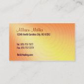 動物の名刺のための霊気 名刺 (裏面)