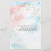 動物の名前ベビーシャワーゲーム |性別によるパーティーの表示 (裏面)